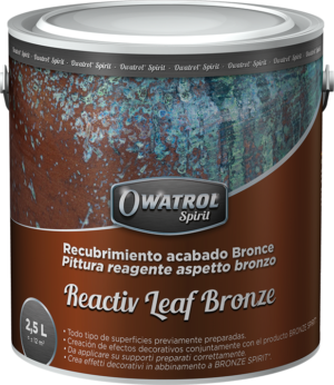 REACTIVE LEAF BRONZE, COPPER, RUST - RIVESTIMENTO REAGENTE EFFETTO BRONZO, RAME, FERRO