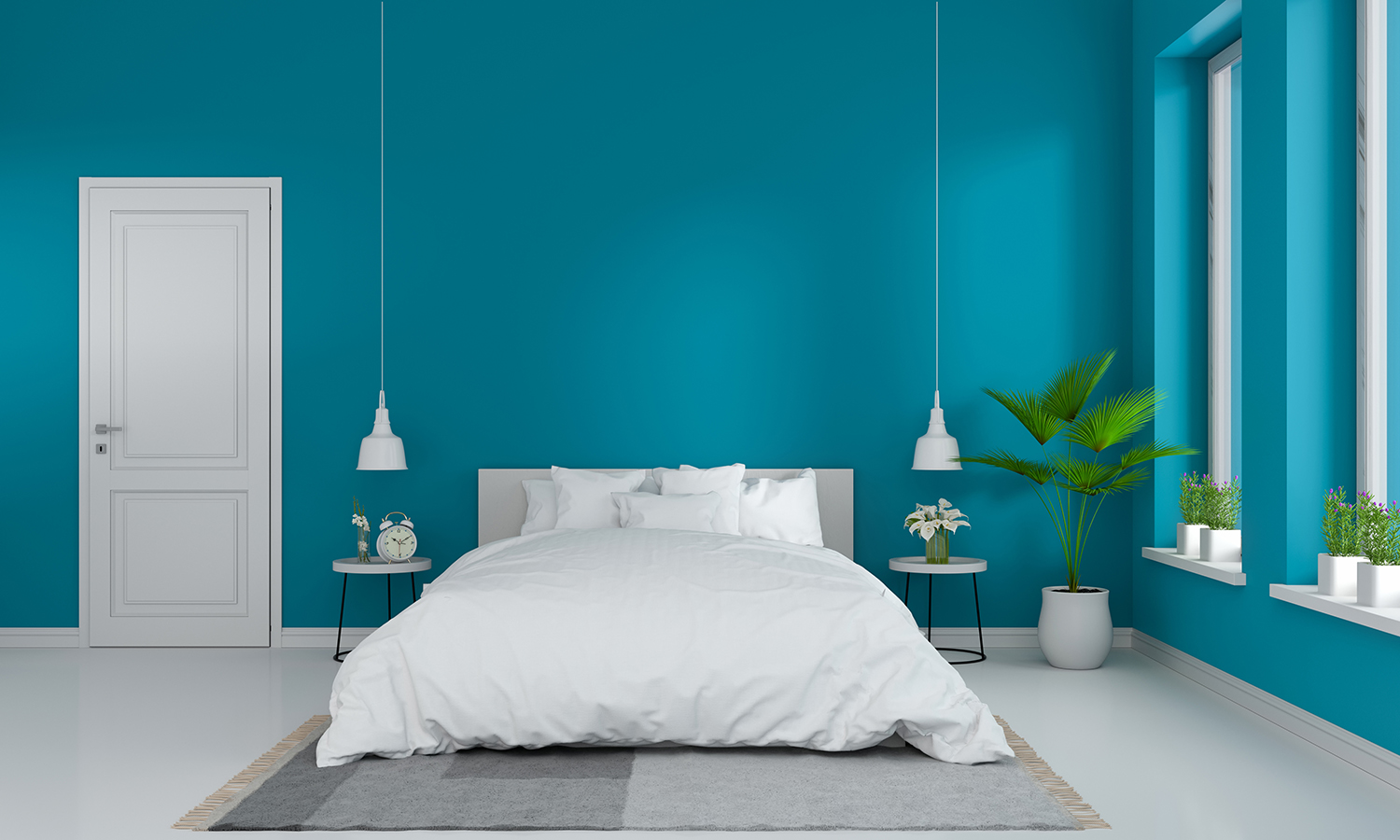 Rinnovare la camera da letto: carta da parati o tinteggio delle pareti? Colorificio Arcobaleno